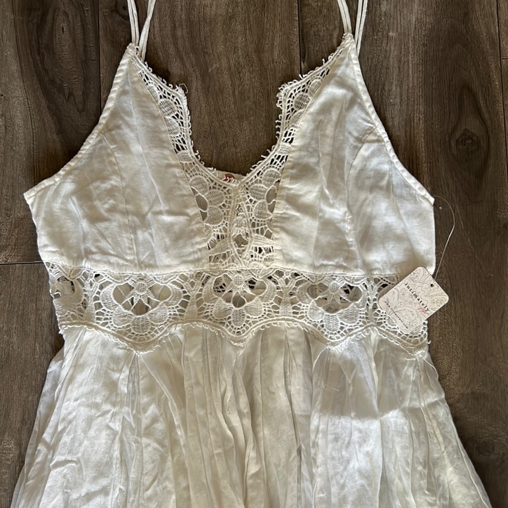 FREE PEOPLE SZ S llektra Wht mini dress